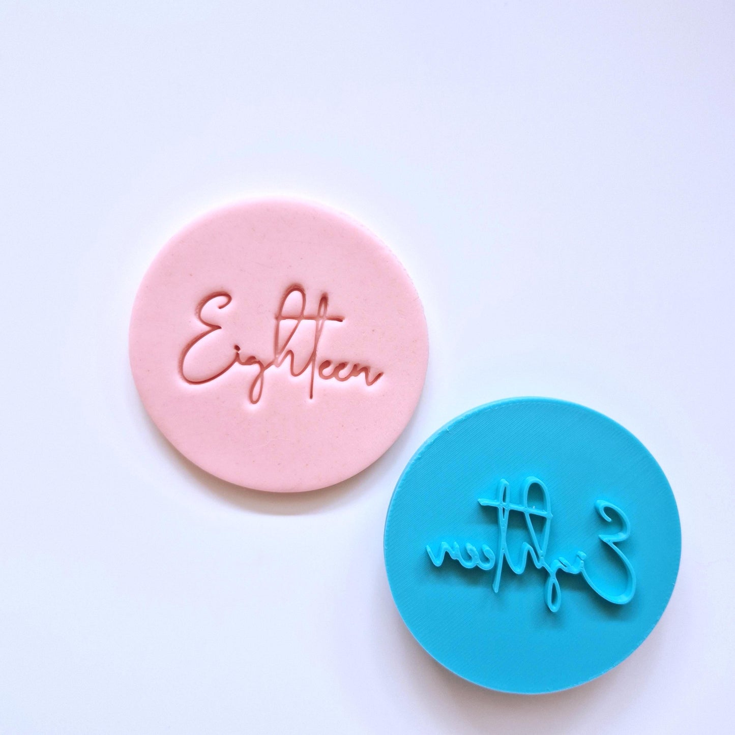 Eighteen 18th Birthday Cookie Cutter and Stamp zoomed out