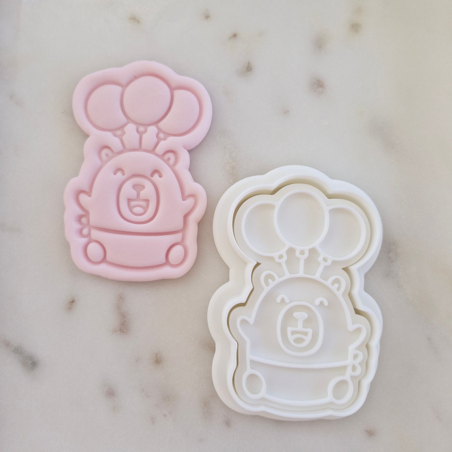 Capybara Wrapped in Balloons Cookie Cutter and Stamp