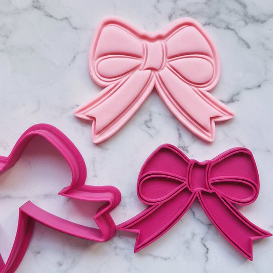 Sophie Bow Cookie Cutter & Stamp
