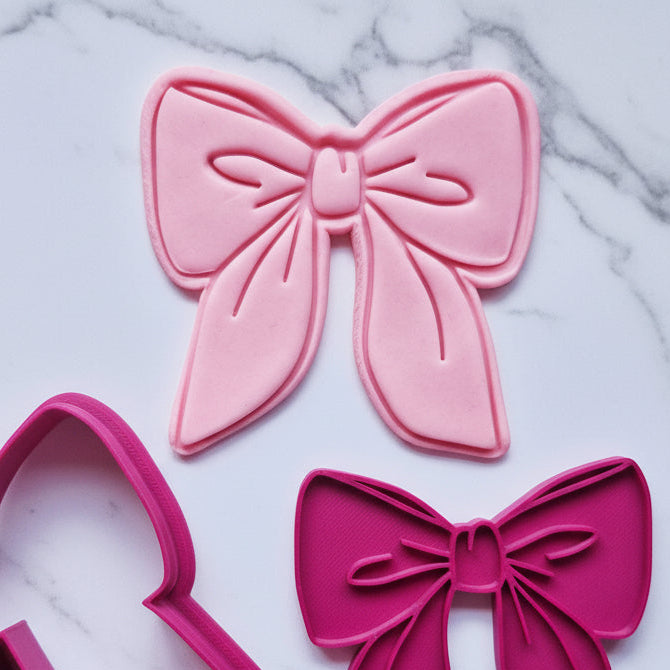 Georgia Bow Cookie Cutter & Stamp