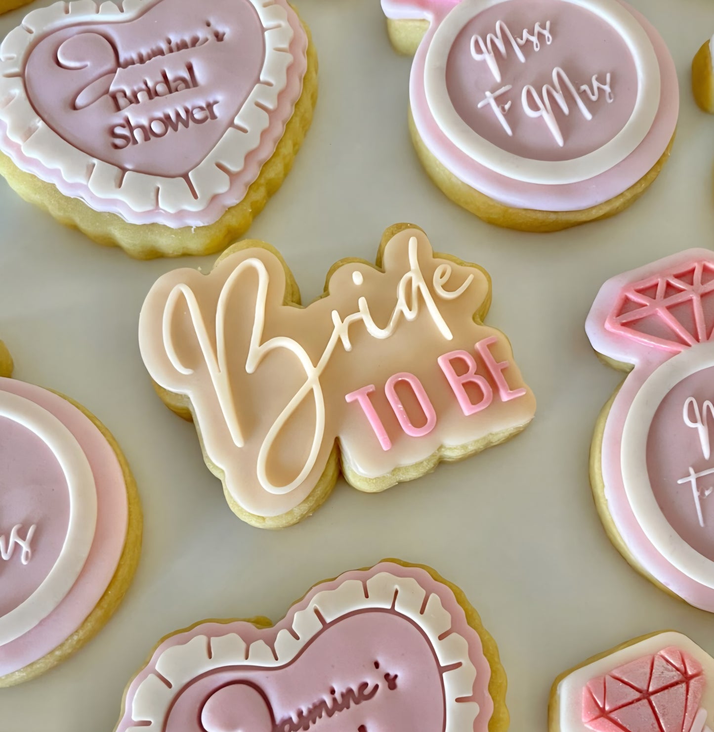 Bride to Be, Cookie Cutter and Stamp