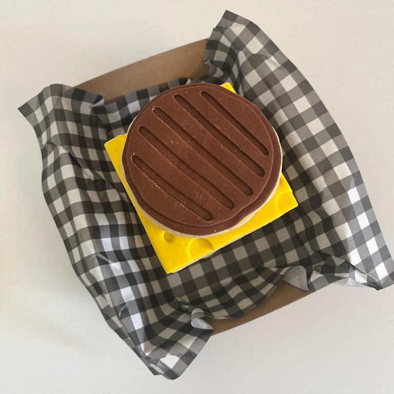 Build a Burger Set Cookie Cutter and Deboss Stamp patty