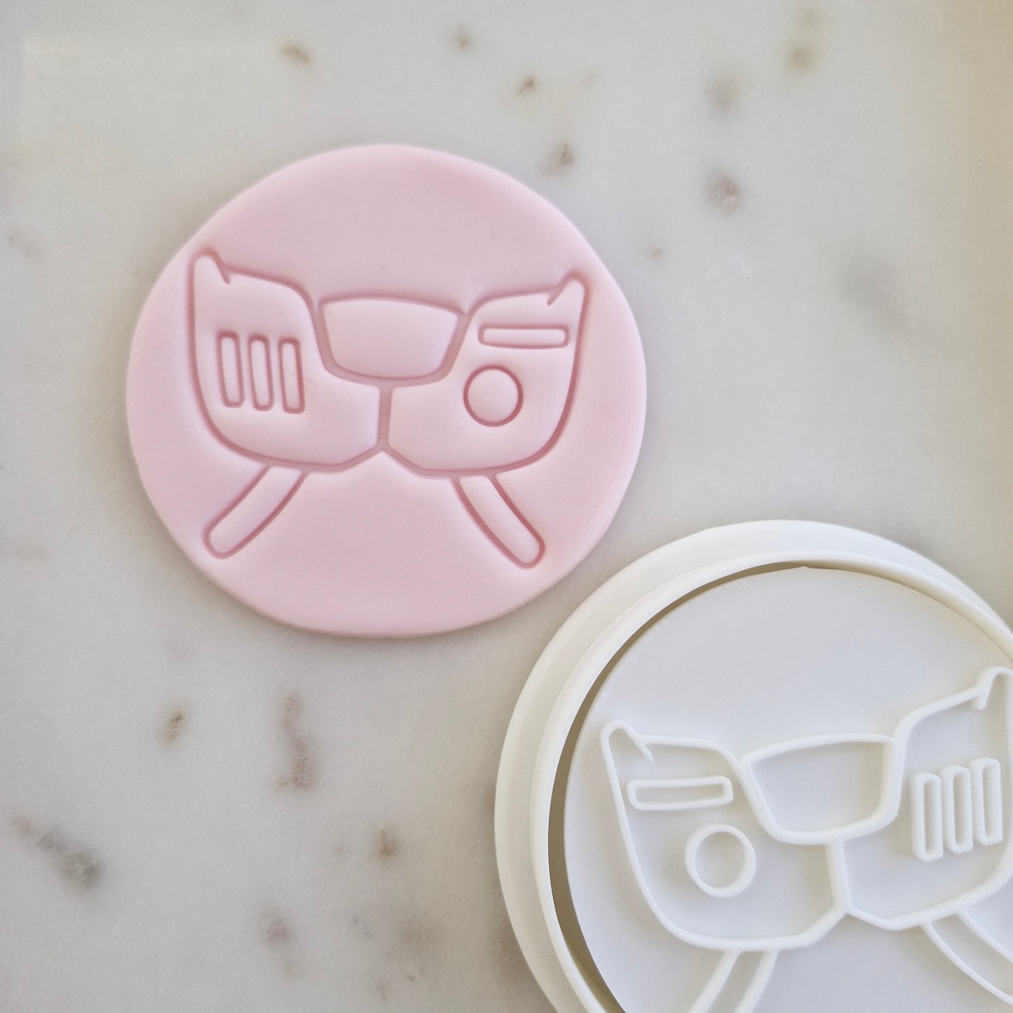 Buzz Circle Cookie Cutter and Stamp ZOOMED OUT