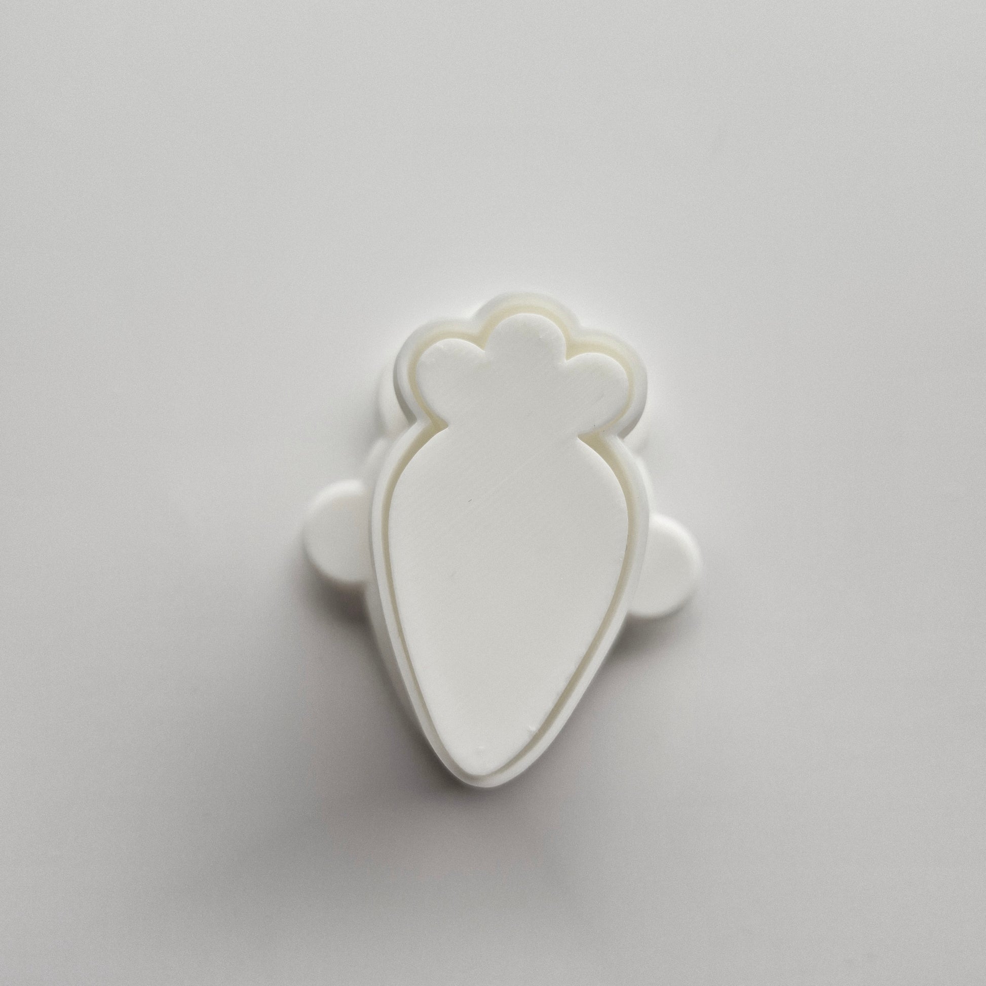 Carrot Cake Pop Mould carrot on white background