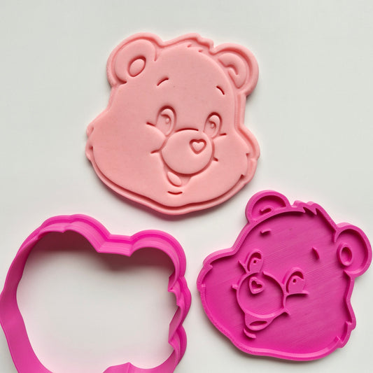 Cute Bear Head Cookie Cutter and Stamp