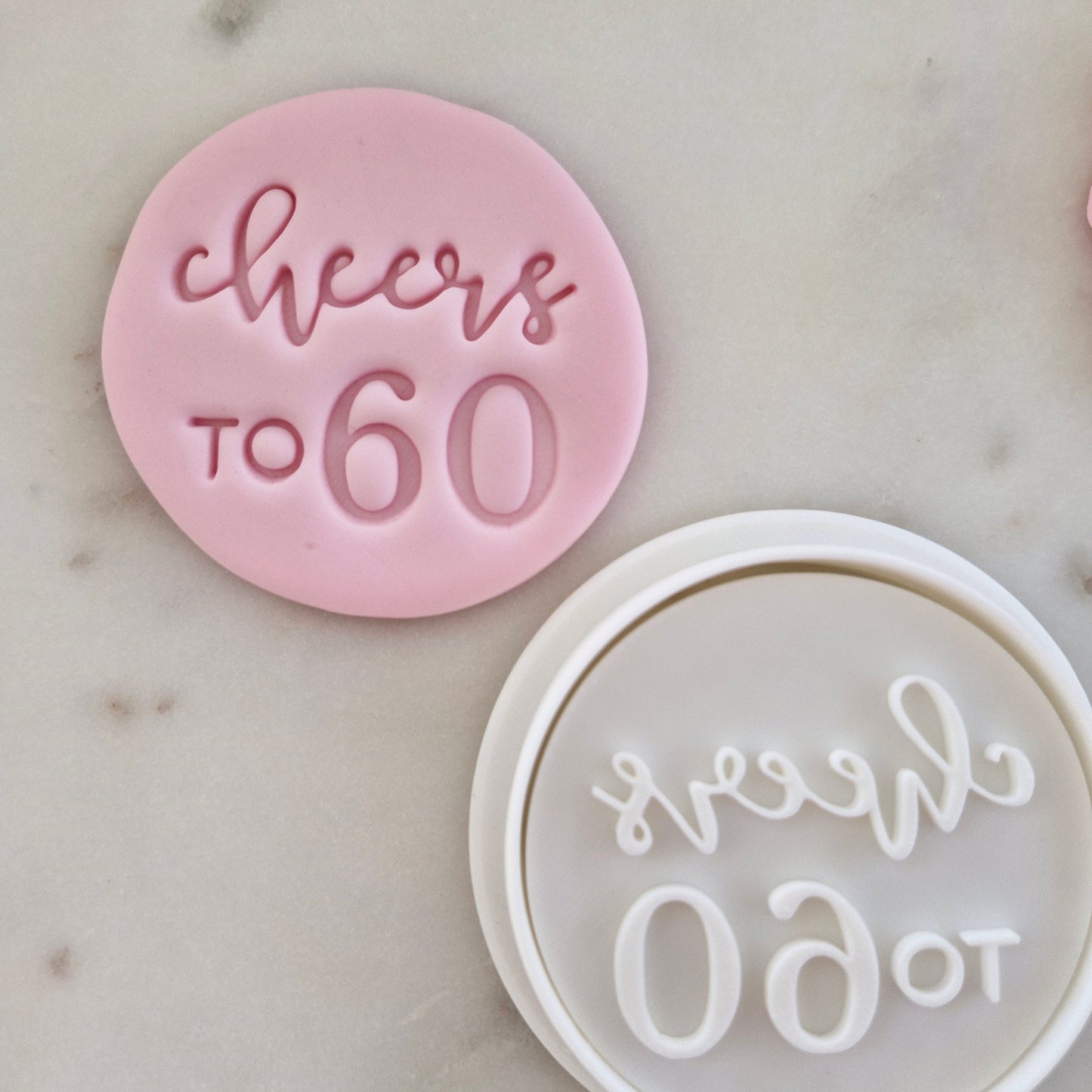 Cheers to 60 Cookie Cutter and Stamp zoomed out