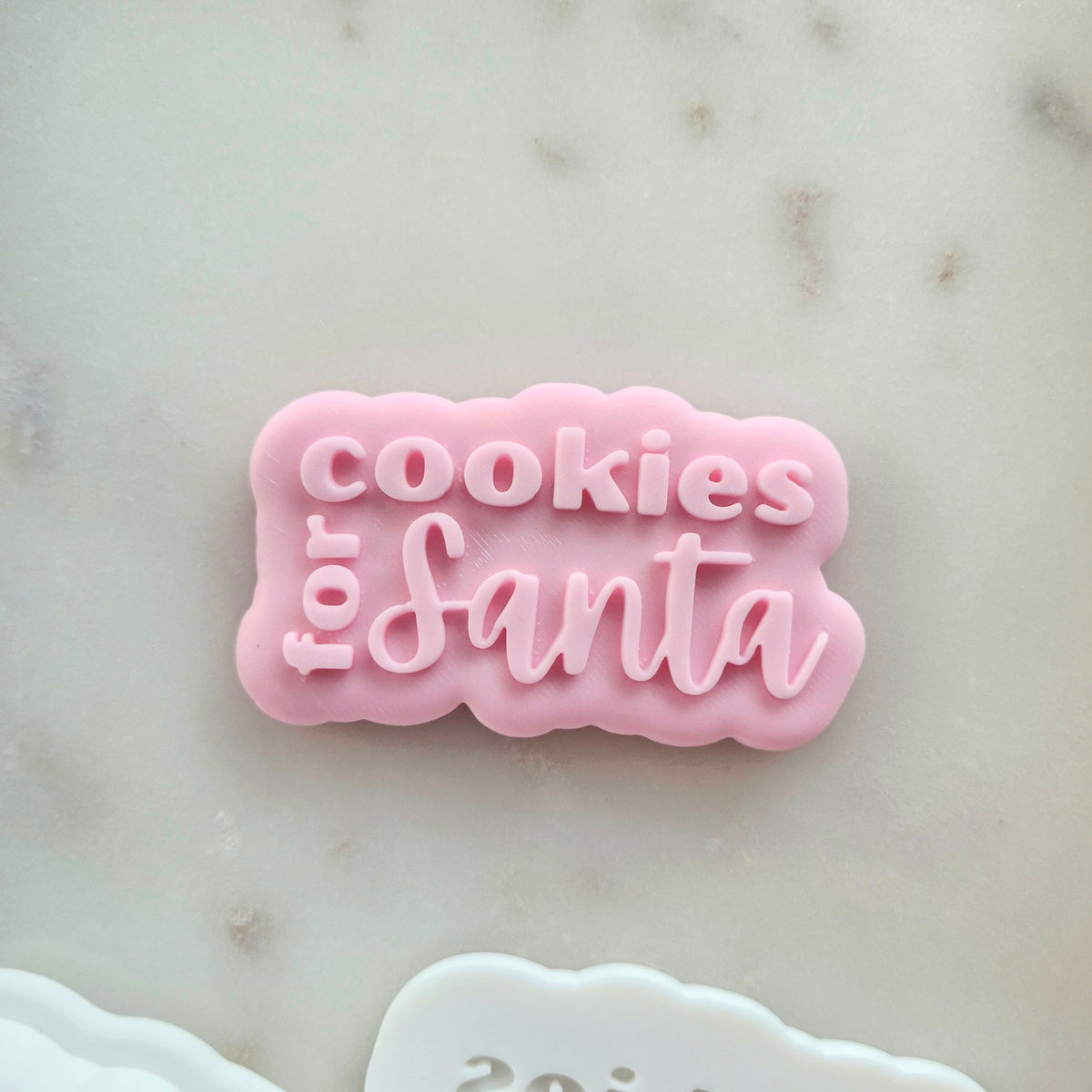 Cookies for Santa Cookie Cutter and Deboss Stamp