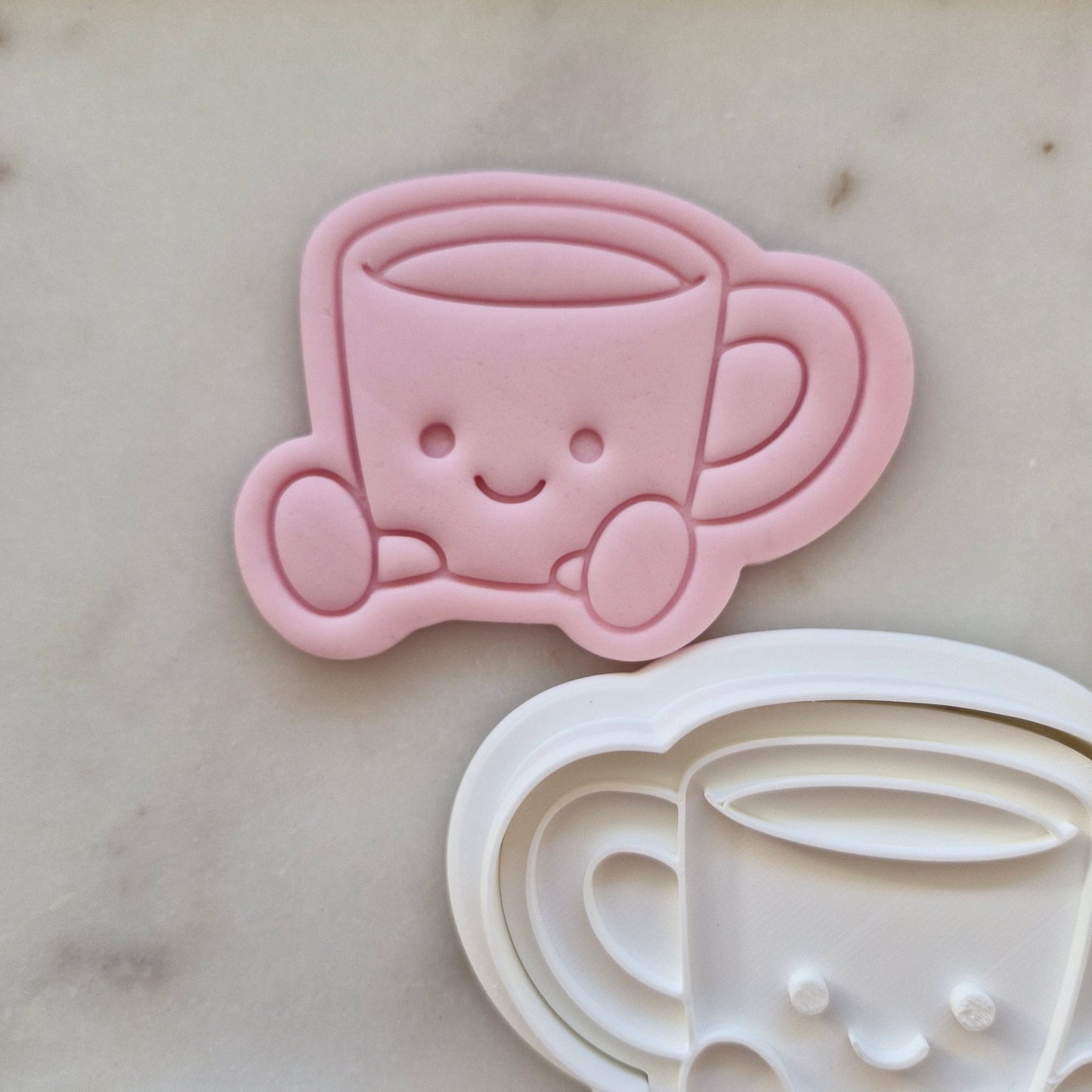 Coffee Plush Cookie Cutter and Stamp zoomed out