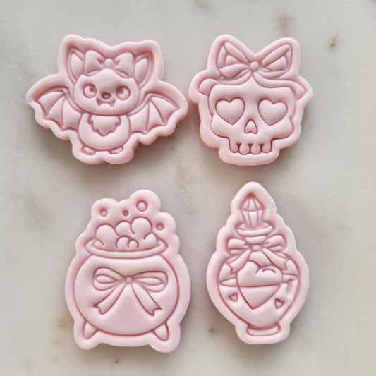 Coquette Halloween VS3 Cookie Cutter and Stamp set