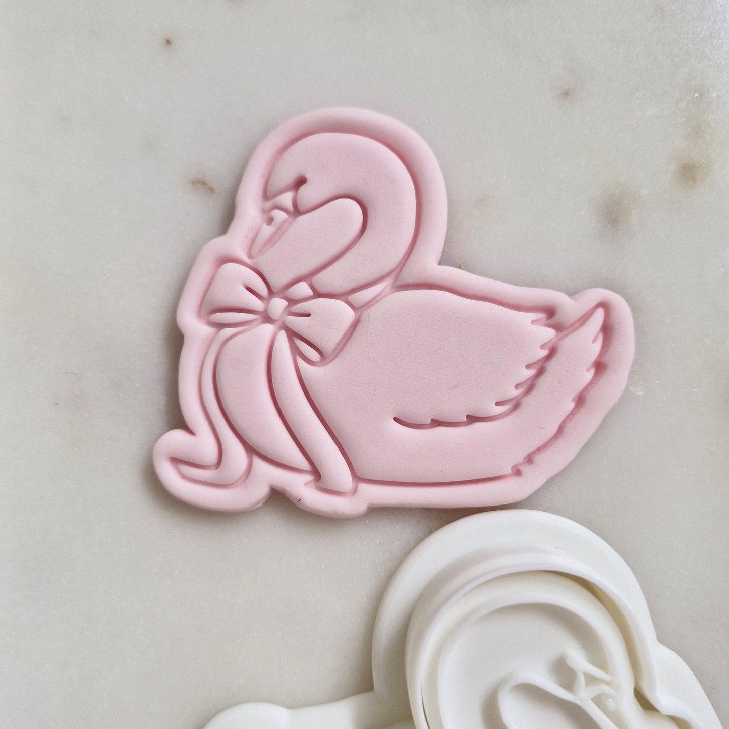 Coquette Swan Cookie Cutter and Stamp
