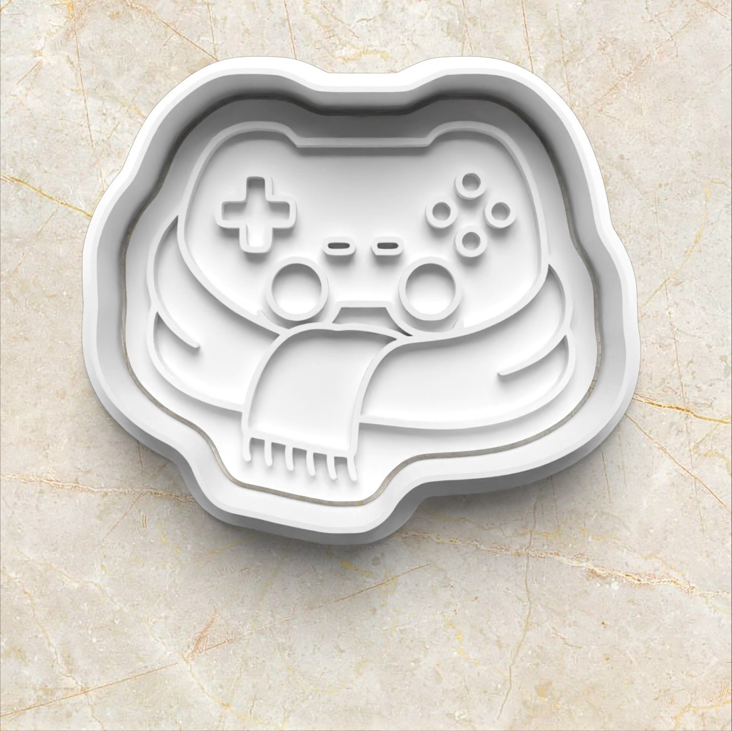 Cozy Gaming Set Cookie Cutter and Stamp controller