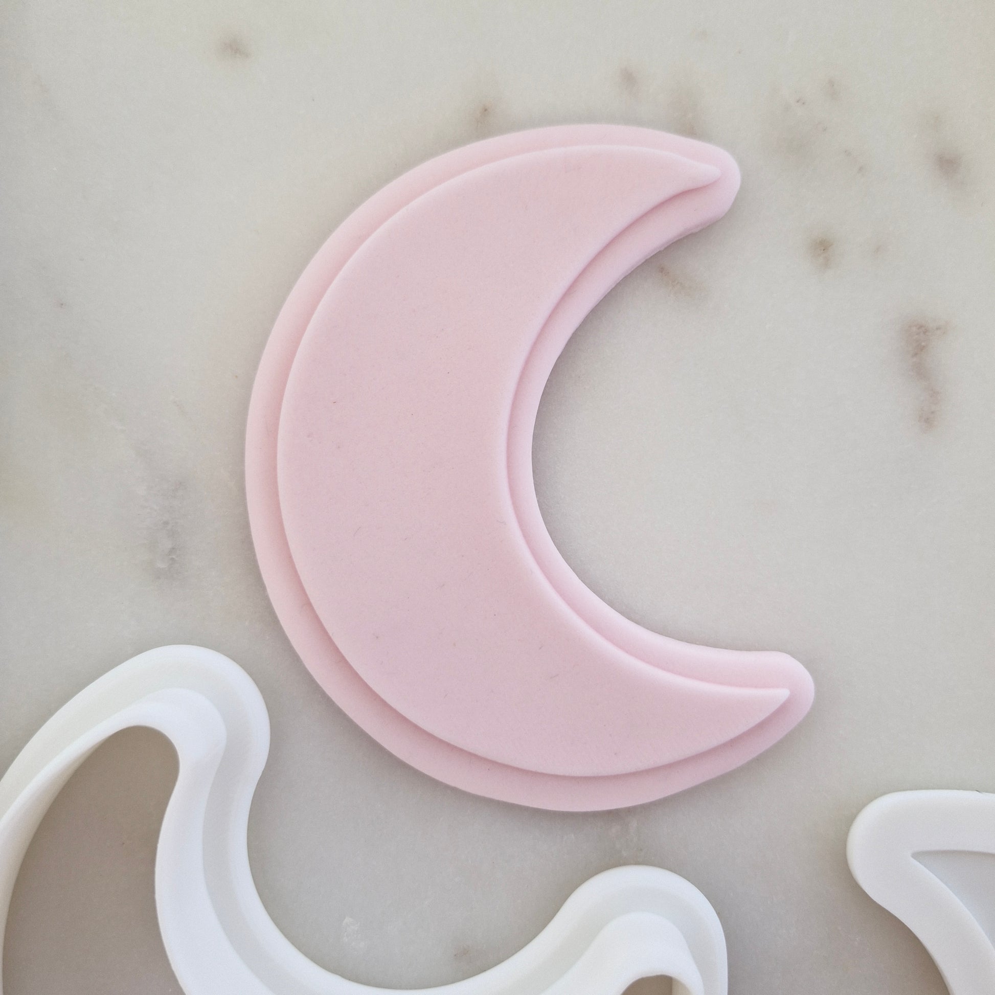 Moon Cookie Cutter and Deboss Stamp zoomed in 