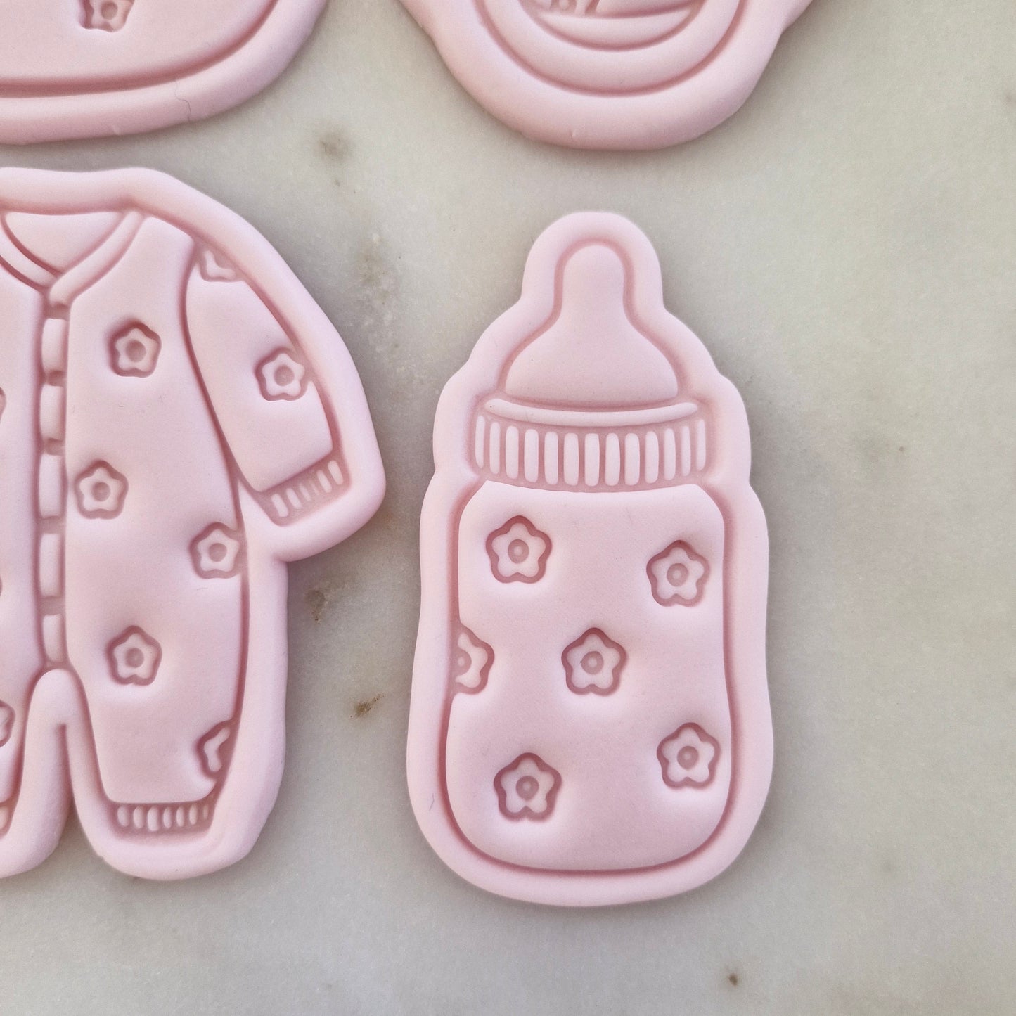 Daisy Baby Set Cookie Cutter and Stamp bottle Daisy Baby Bottle Cookie Cutter and Stamp
