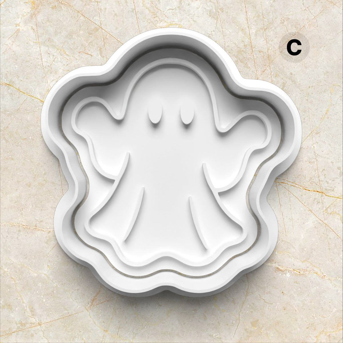 Halloween Set VS3 Cookie Cutter and Stamp ghost