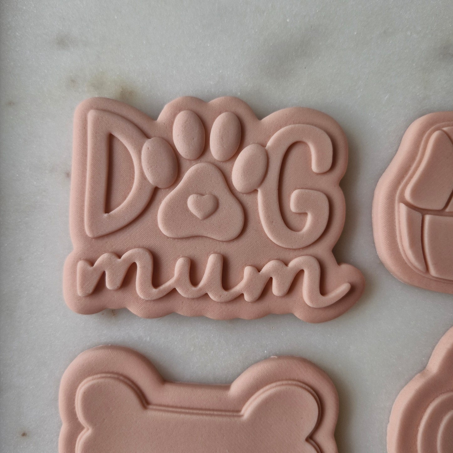Dog Mum Cookie Cutter and Stamp Set