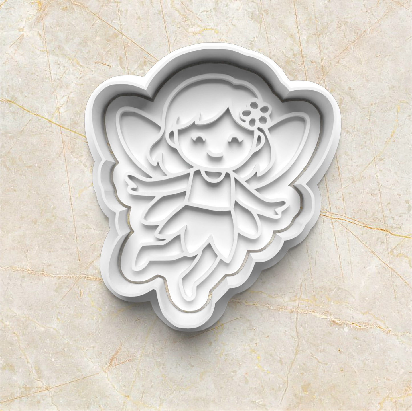 Fairy Cookie Cutter and Stamp Set fairy 