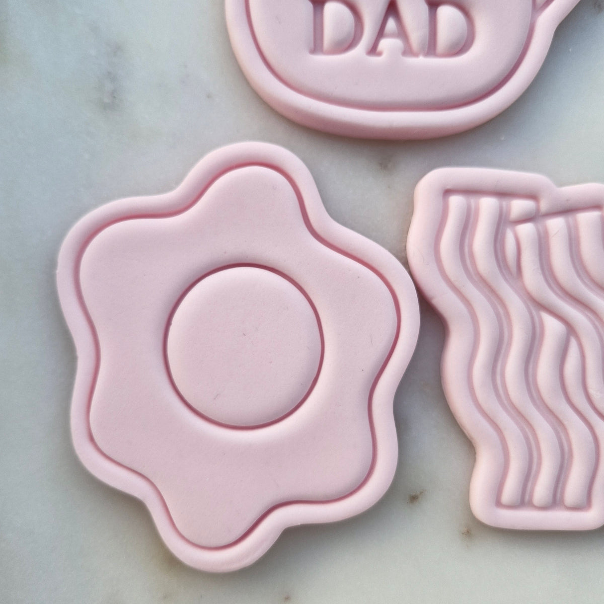 Father's Day Egg-celent Dad Set Cookie Cutter and Stamp egg Egg Cookie Cutter and Stamp zoomed in on egg