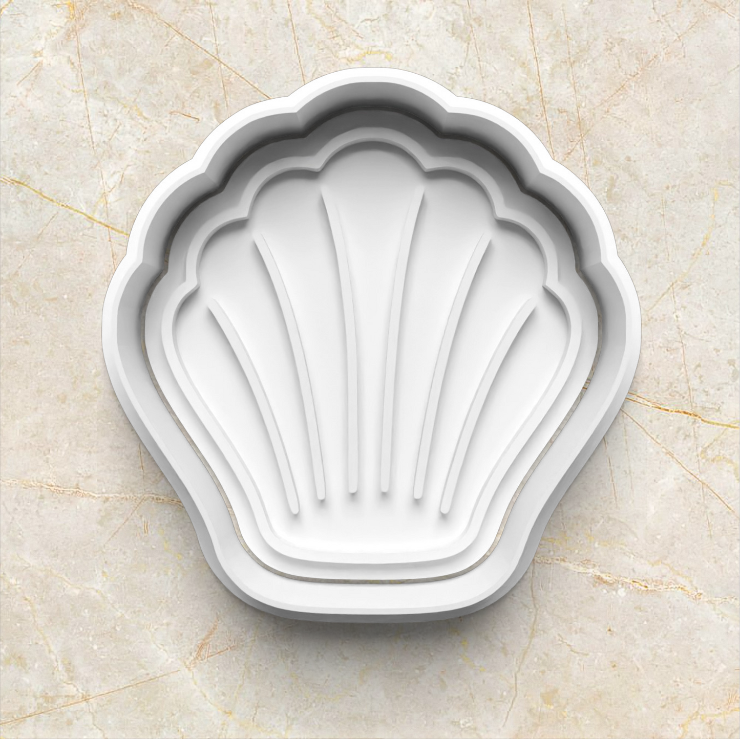 French Pastry Cookie Cutter and Stamp madeleine 