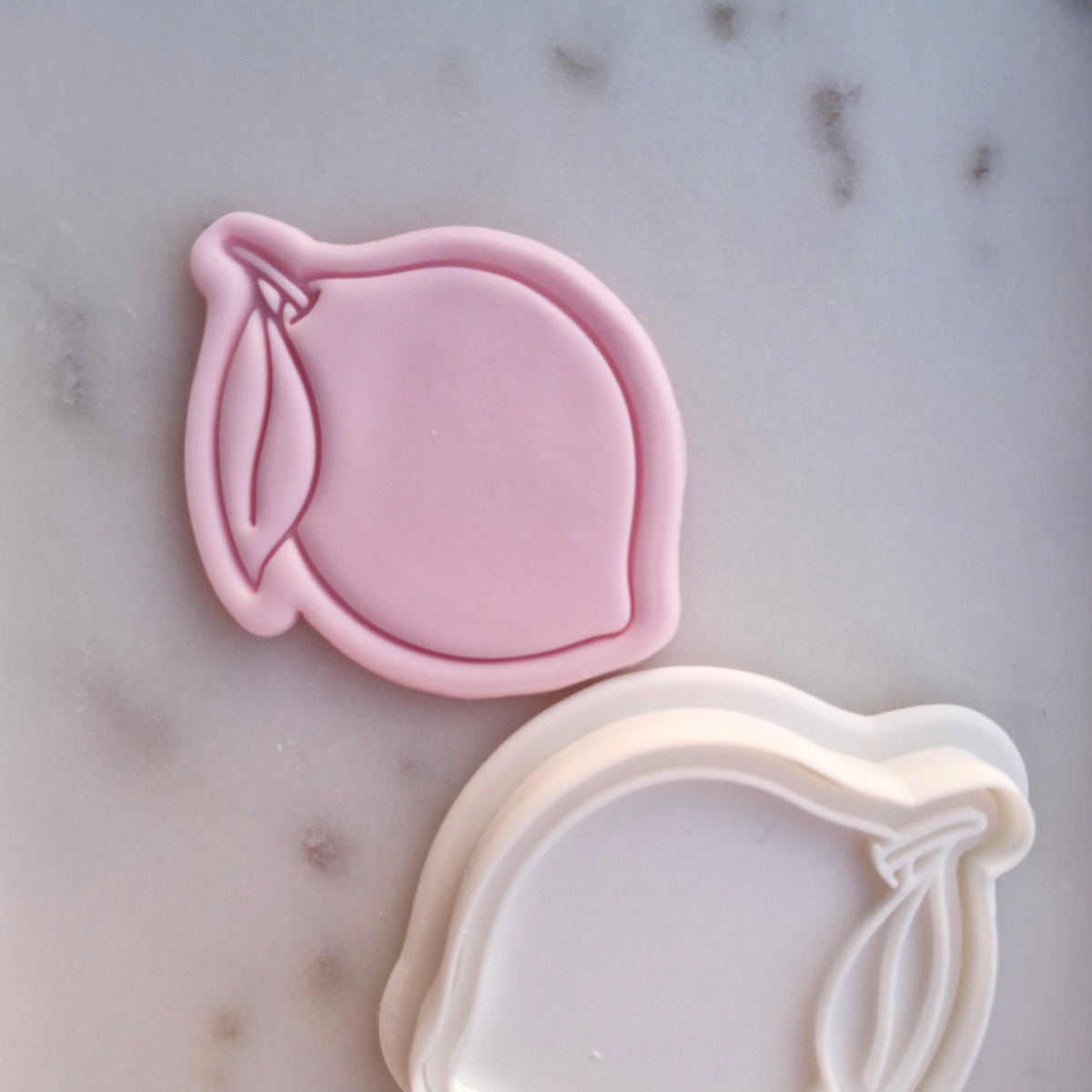 Full Lemon Cookie Cutter and Stamp zoomed out