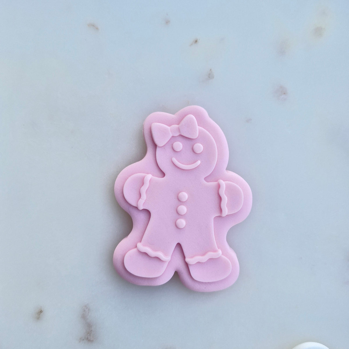 Gingerbread Girl Cookie Cutter and Stamp zoomed in