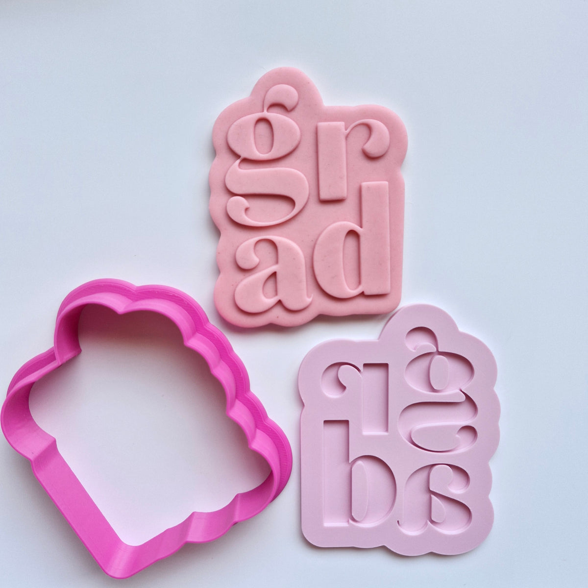 Grad Cookie Cutter and Deboss Stamp zoomed out