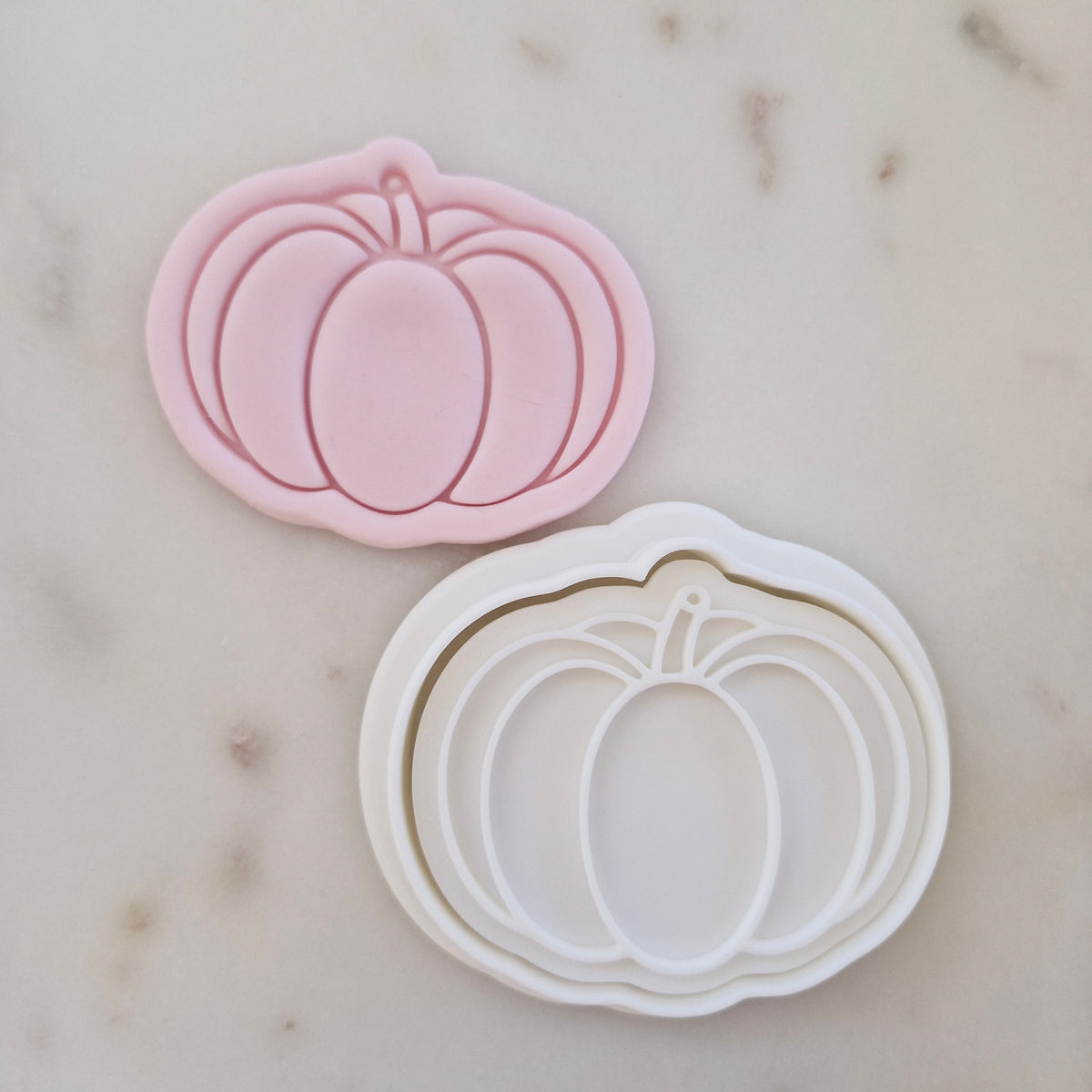 Pumpkin VS1 Cookie Cutter and Stamp zoomed out