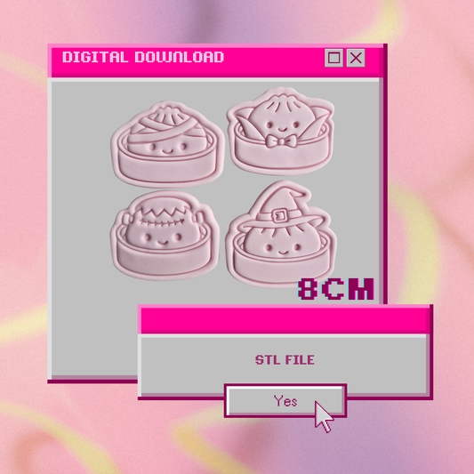Halloween Dumplings Set STL File DIGITAL DOWNLOAD ONLY