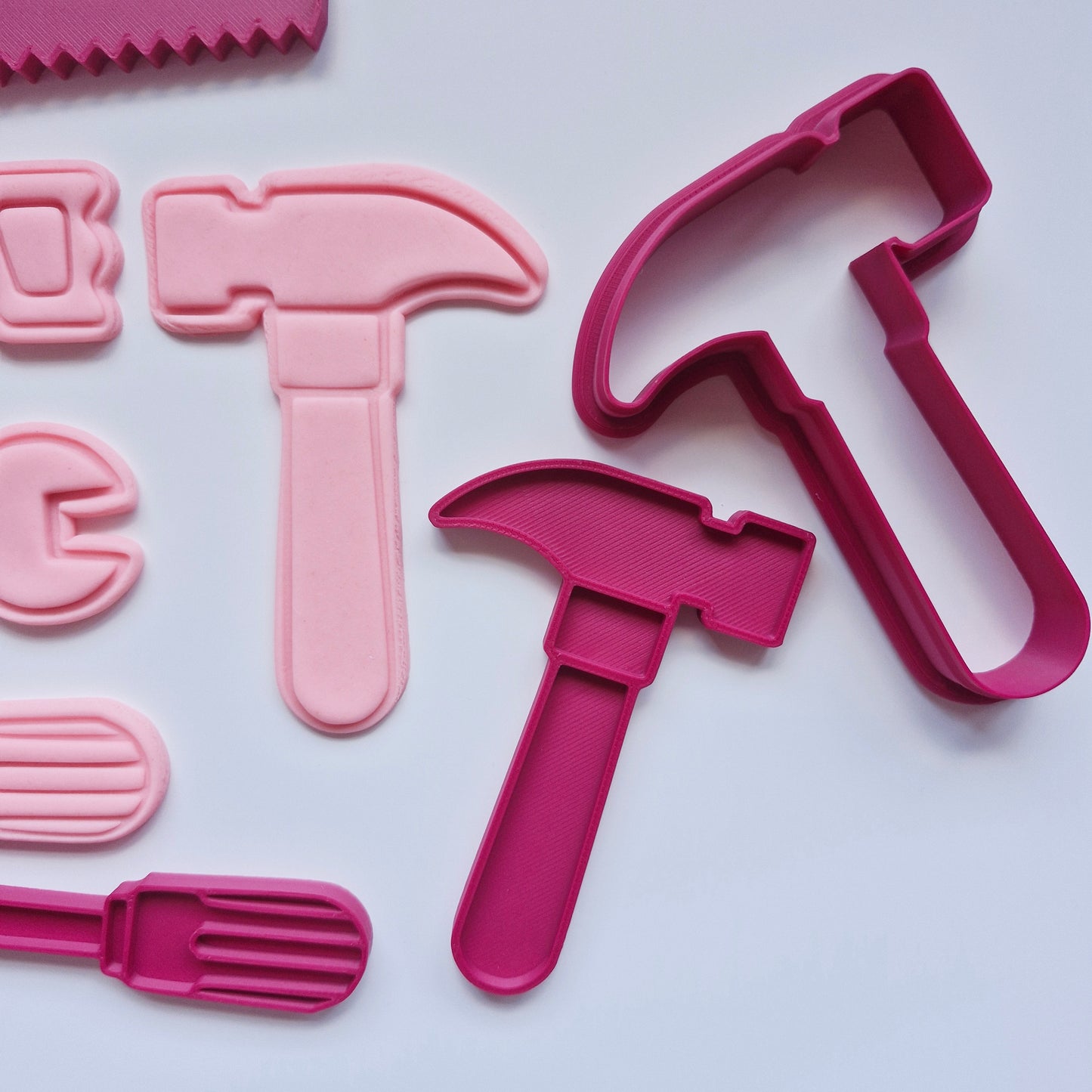 Tools Set of 4 Cookie Cutter and Stamp