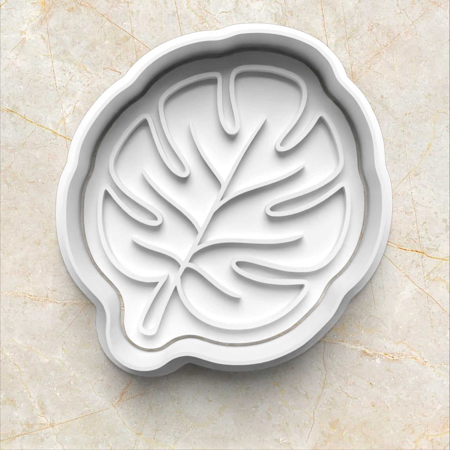 Hawaiian Baby Set Cookie Cutter and Stamp leaf