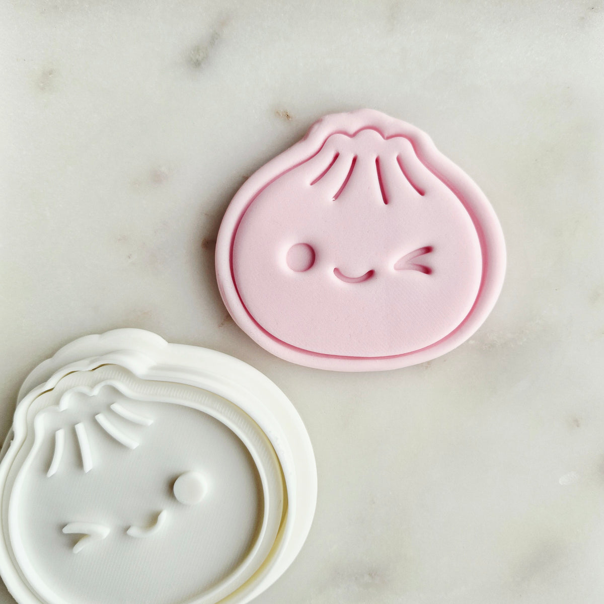 Winking Dumpling Cookie Cutter and Stamp