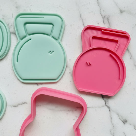 Kettlebell Cookie Cutter and Stamp