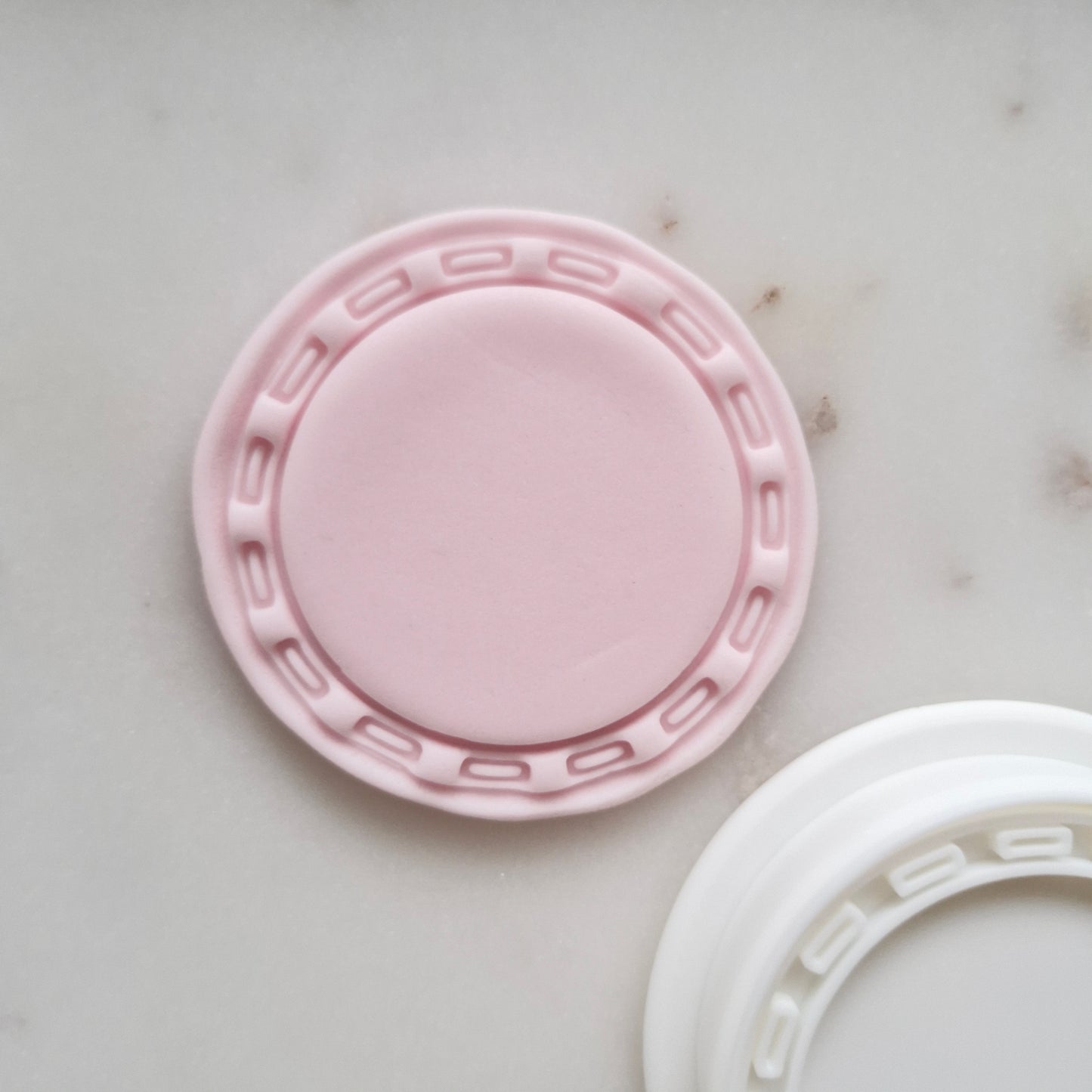 Engagement Ring Cookie Cutter and Stamp zoomed in 