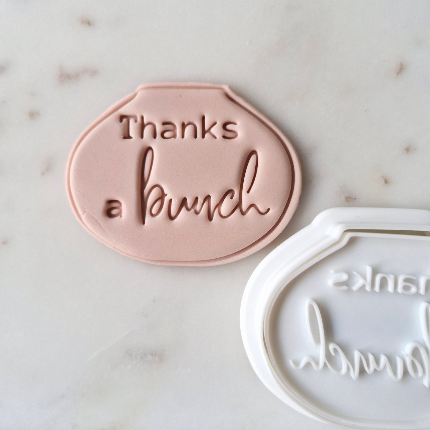 Thanks a Bunch Vase Cookie Cutter and Stamp