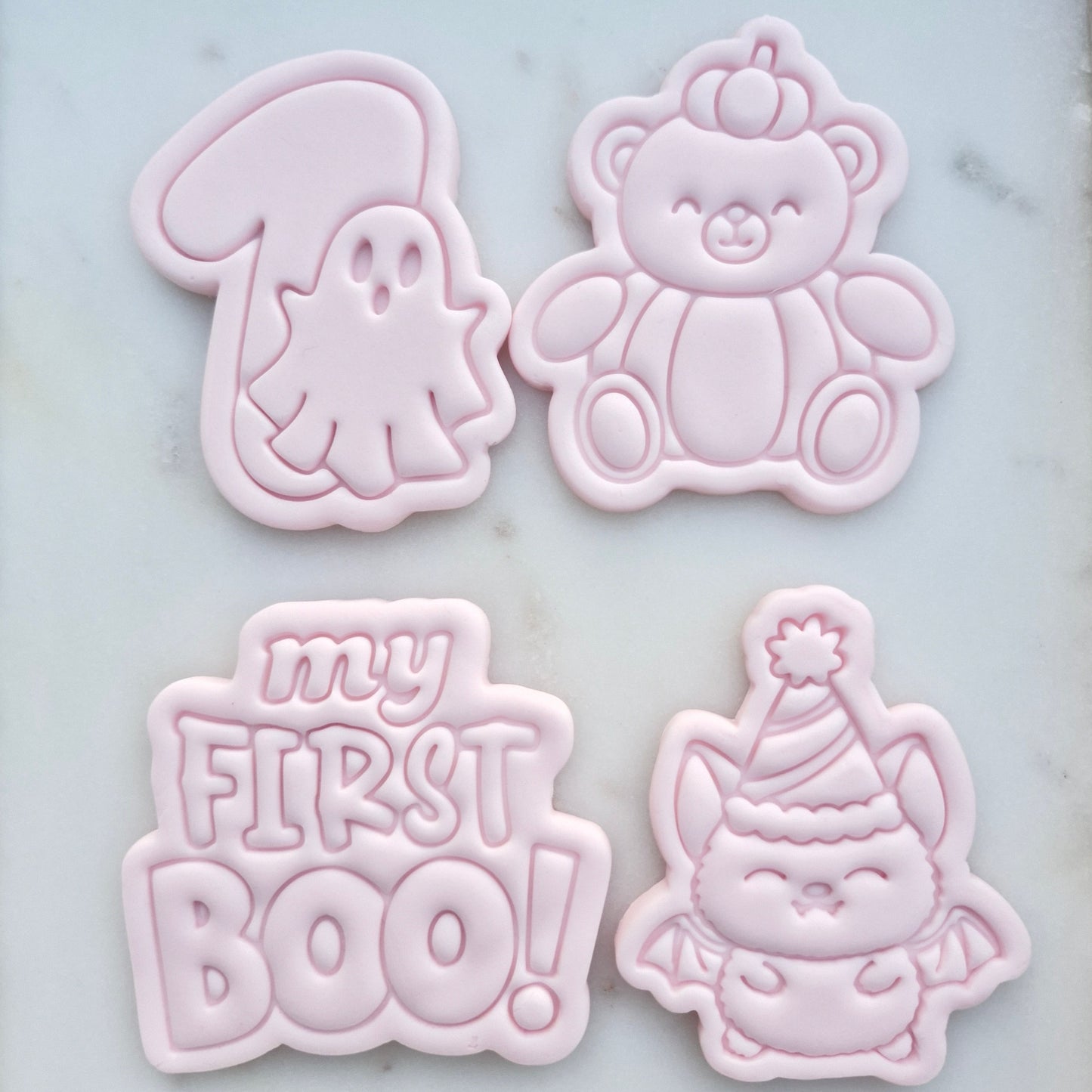 My First Boo Set Cookie Cutter and Stamp set of 4