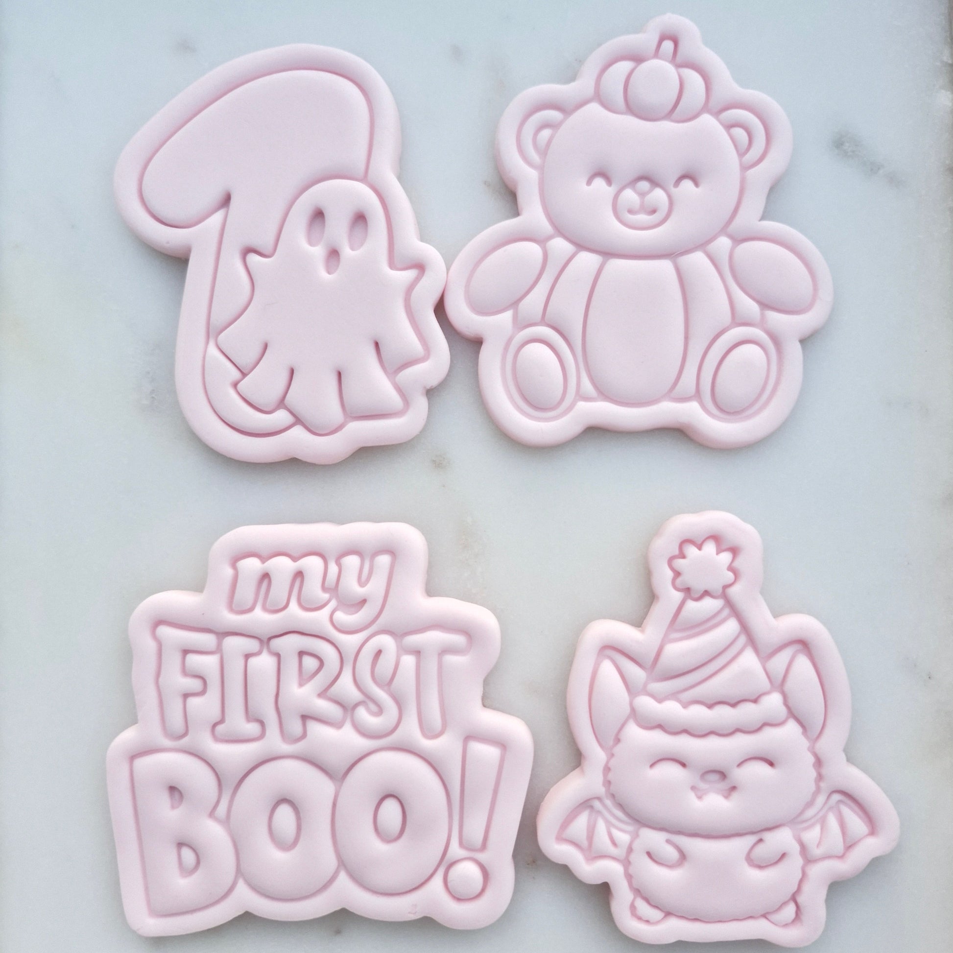 My First Boo Set Cookie Cutter and Stamp set of 4