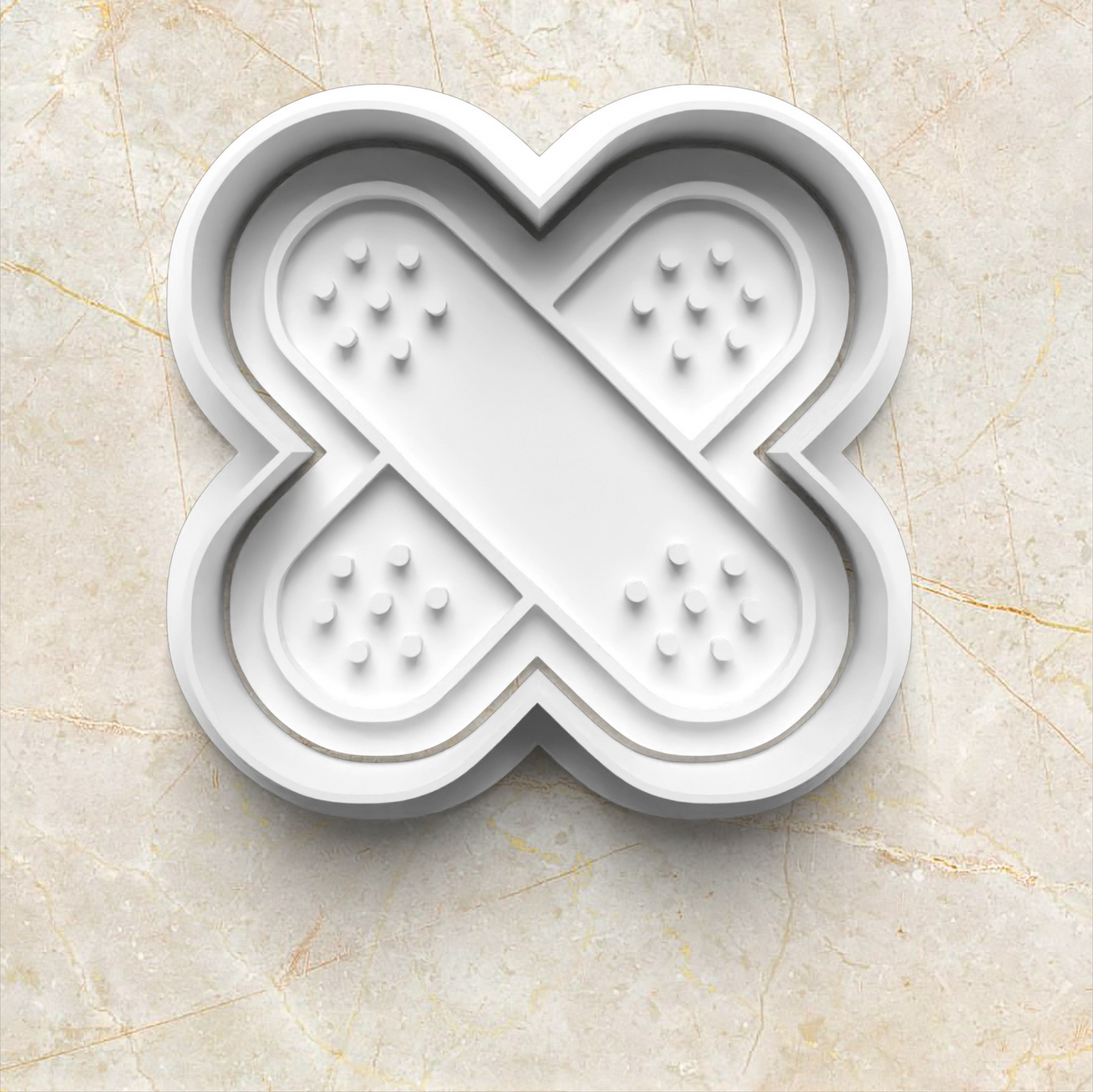 Nurse Cookie Cutter and Stamp band aid