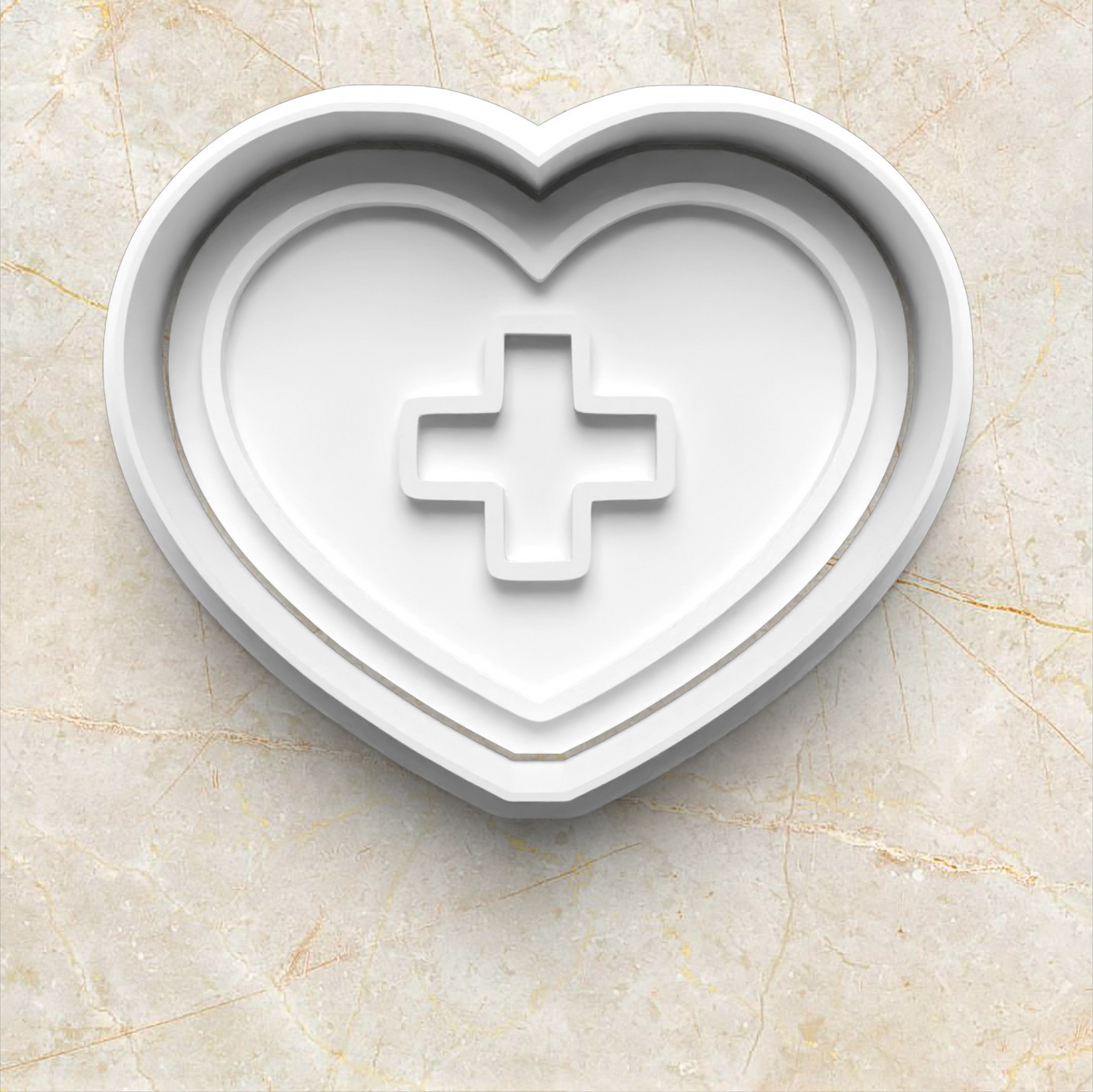 Nurse Cookie Cutter and Stamp nurse heart