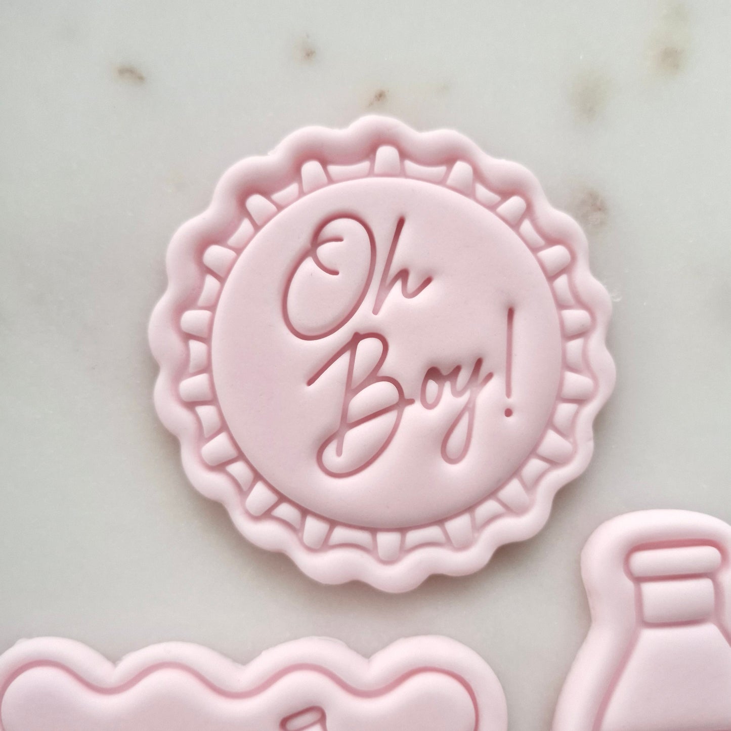 Oh Boy Ready to Pop Set Cookie Cutter and Stamp oh boy Oh Boy Cookie Cutter and Stamp