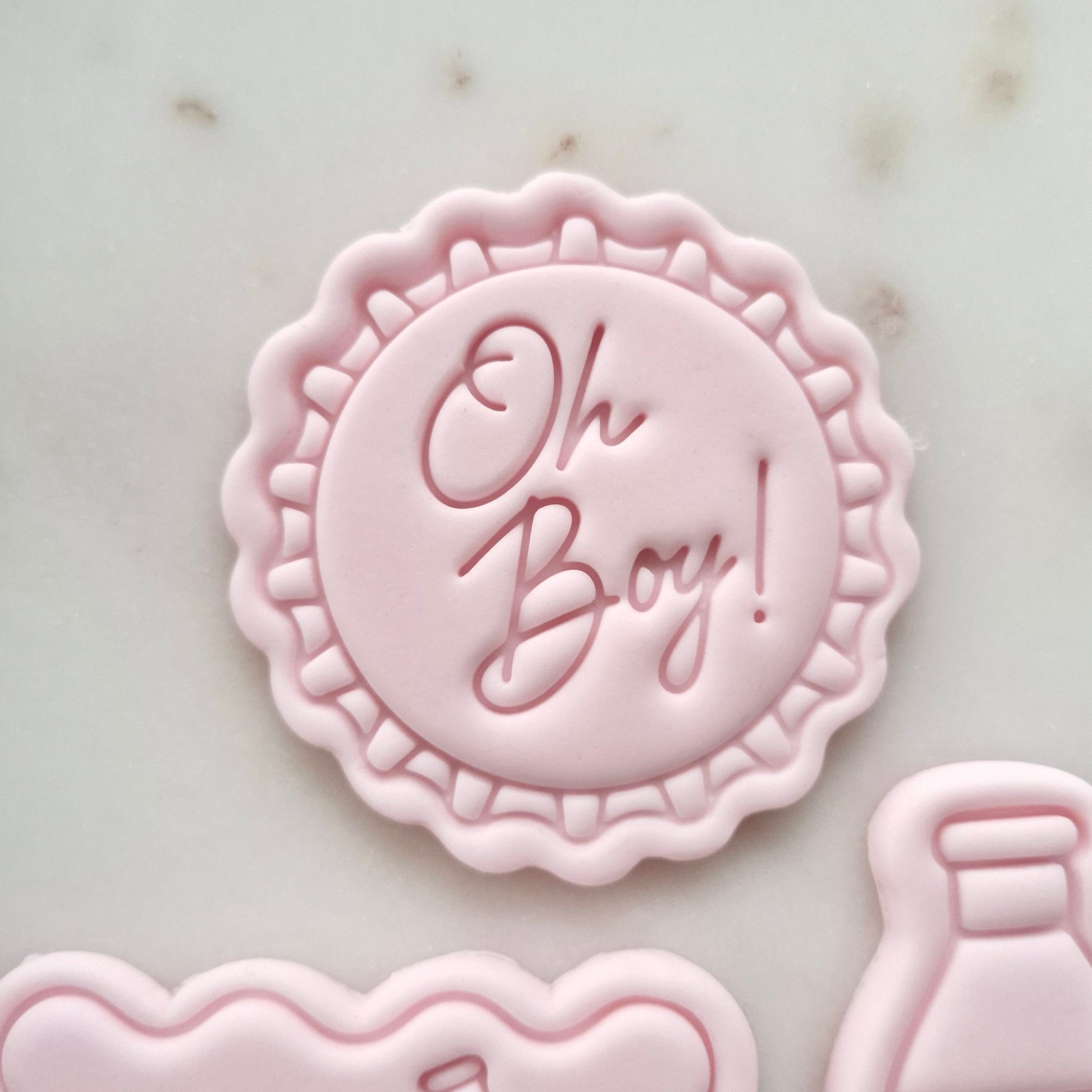 Oh Boy Ready to Pop Set Cookie Cutter and Stamp oh boy Oh Boy Cookie Cutter and Stamp