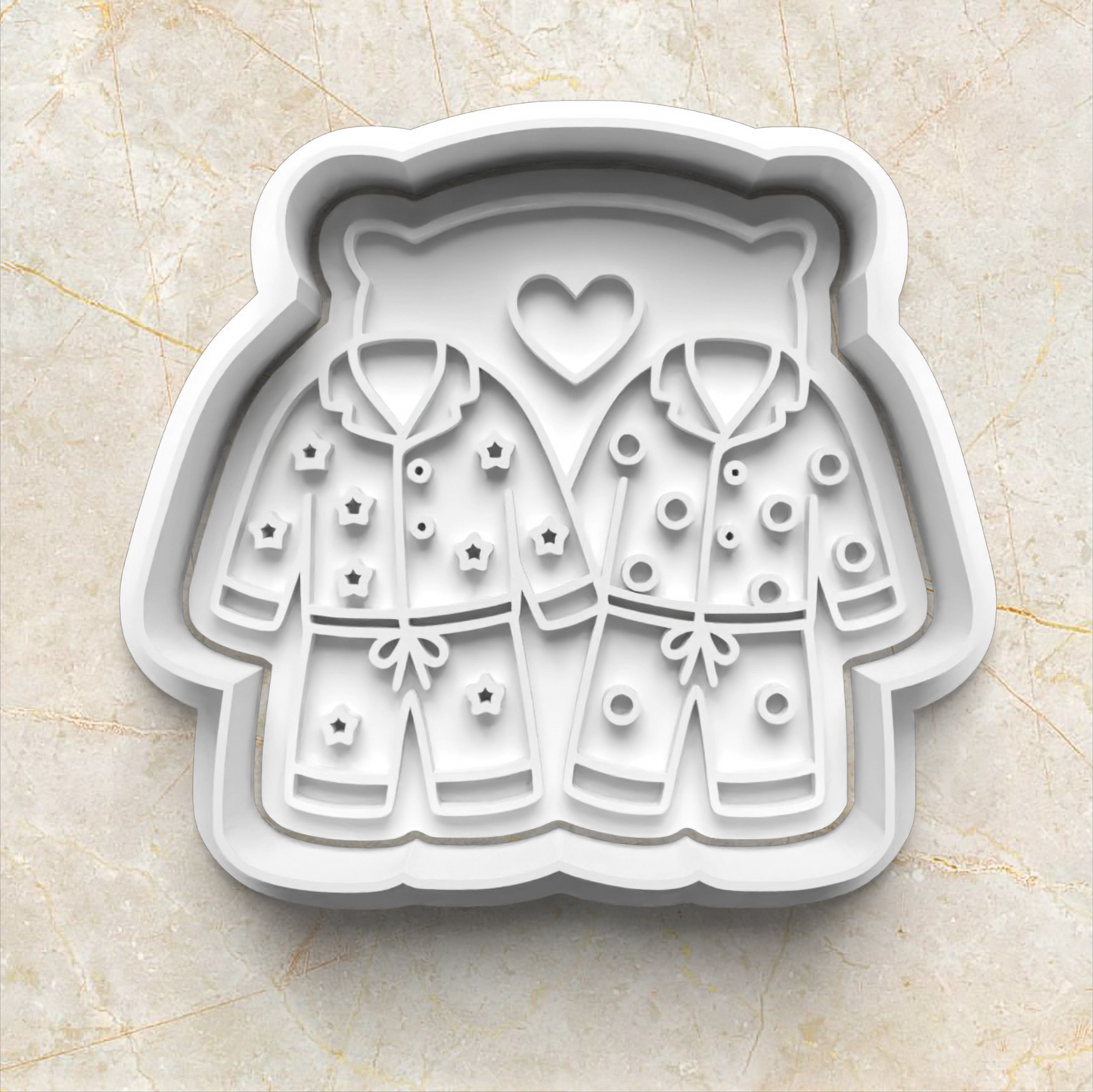 Pajama Party Cookie Cutter and Stamp pajama