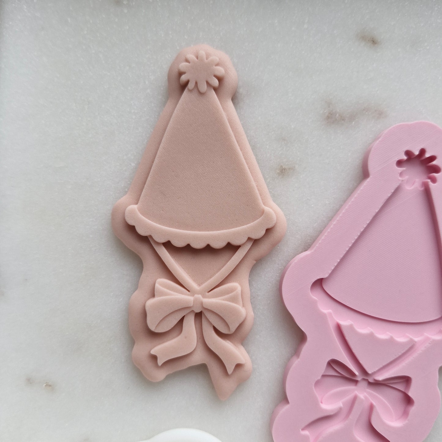 Party Hat with Bow, Cookie Cutter and Stamp