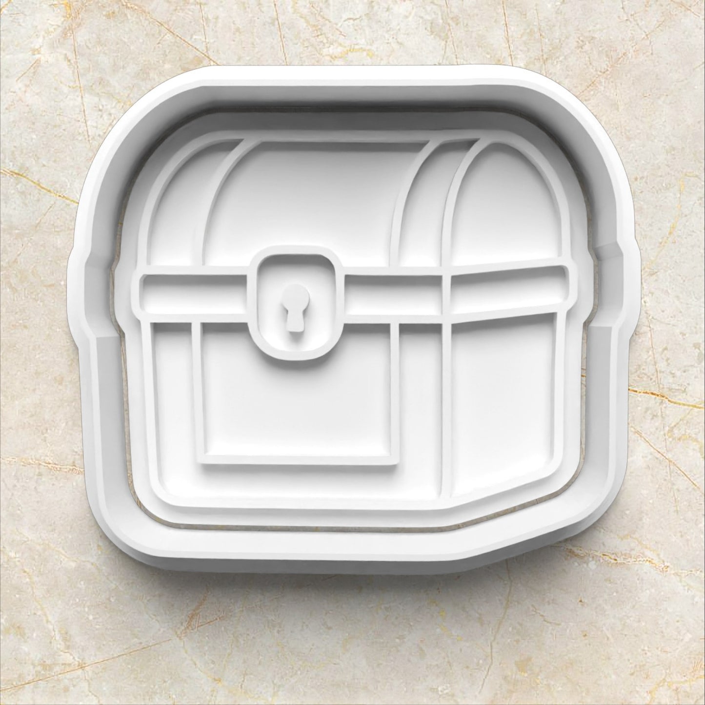 Pirate Set Cookie Cutter and Stamp treasure chest