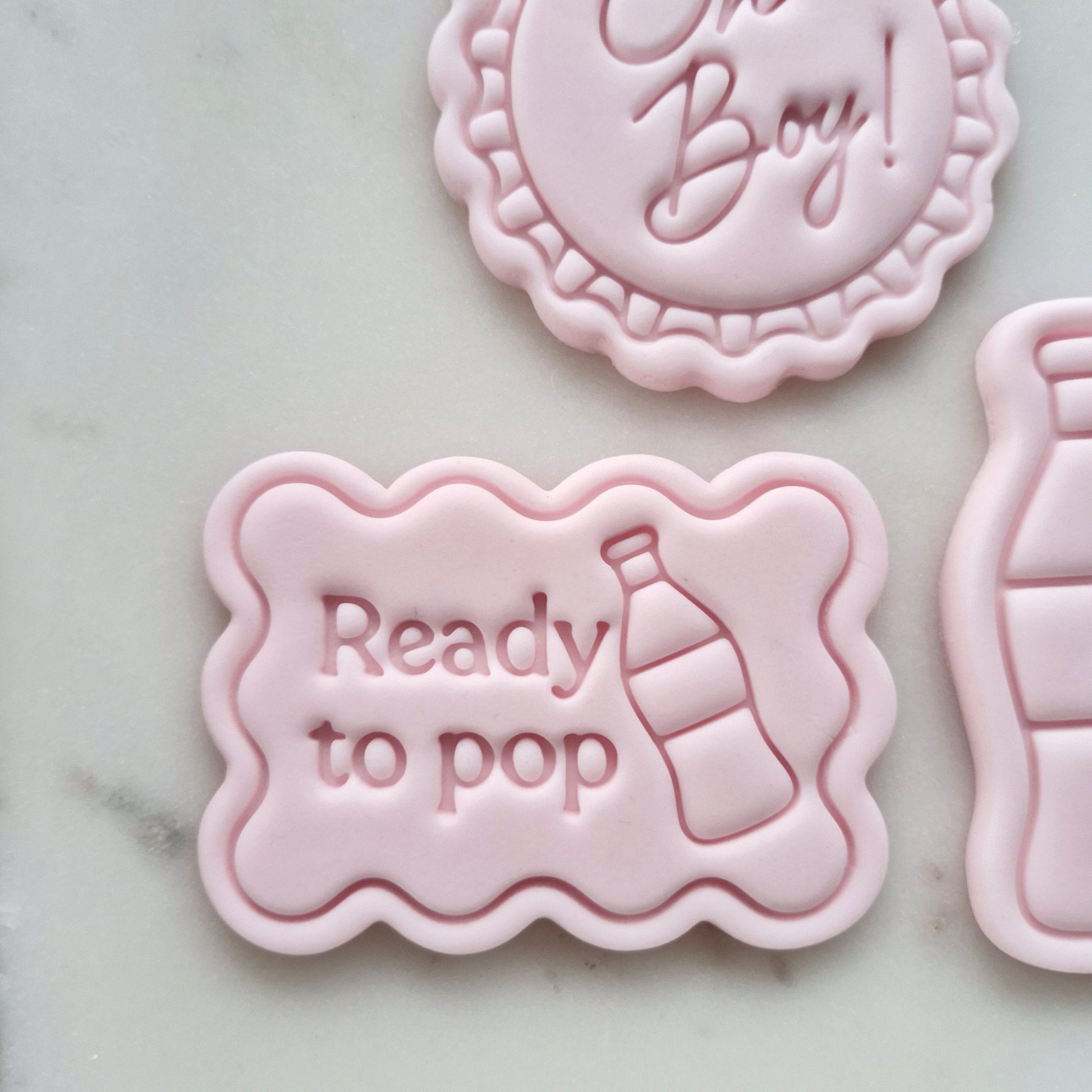 Oh Boy Ready to Pop Set Cookie Cutter and Stamp ready to pop Ready to Pop Cookie Cutter and Stamp