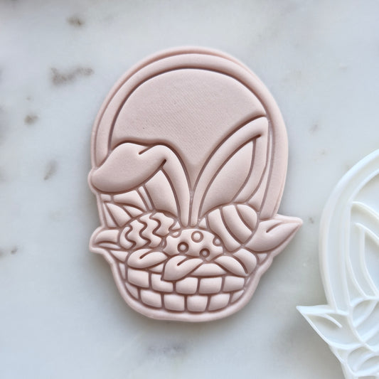 Easter Basket, Cookie Cutter and Stamp