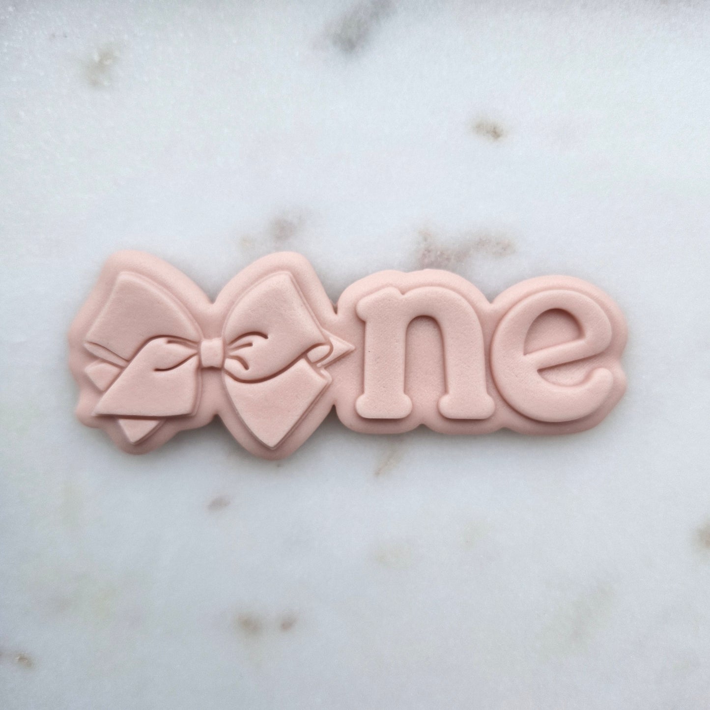 One with Bow, Cookie Cutter and Stamp