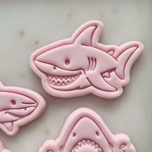 Shark Cookie Cutter and Stamp