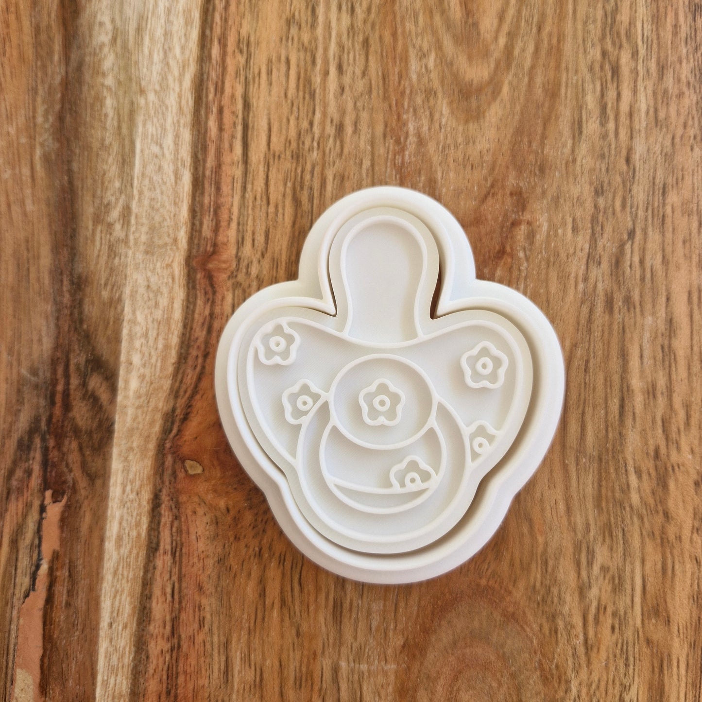 Sale Daisy Baby Pacifier Cookie Cutter and Stamp