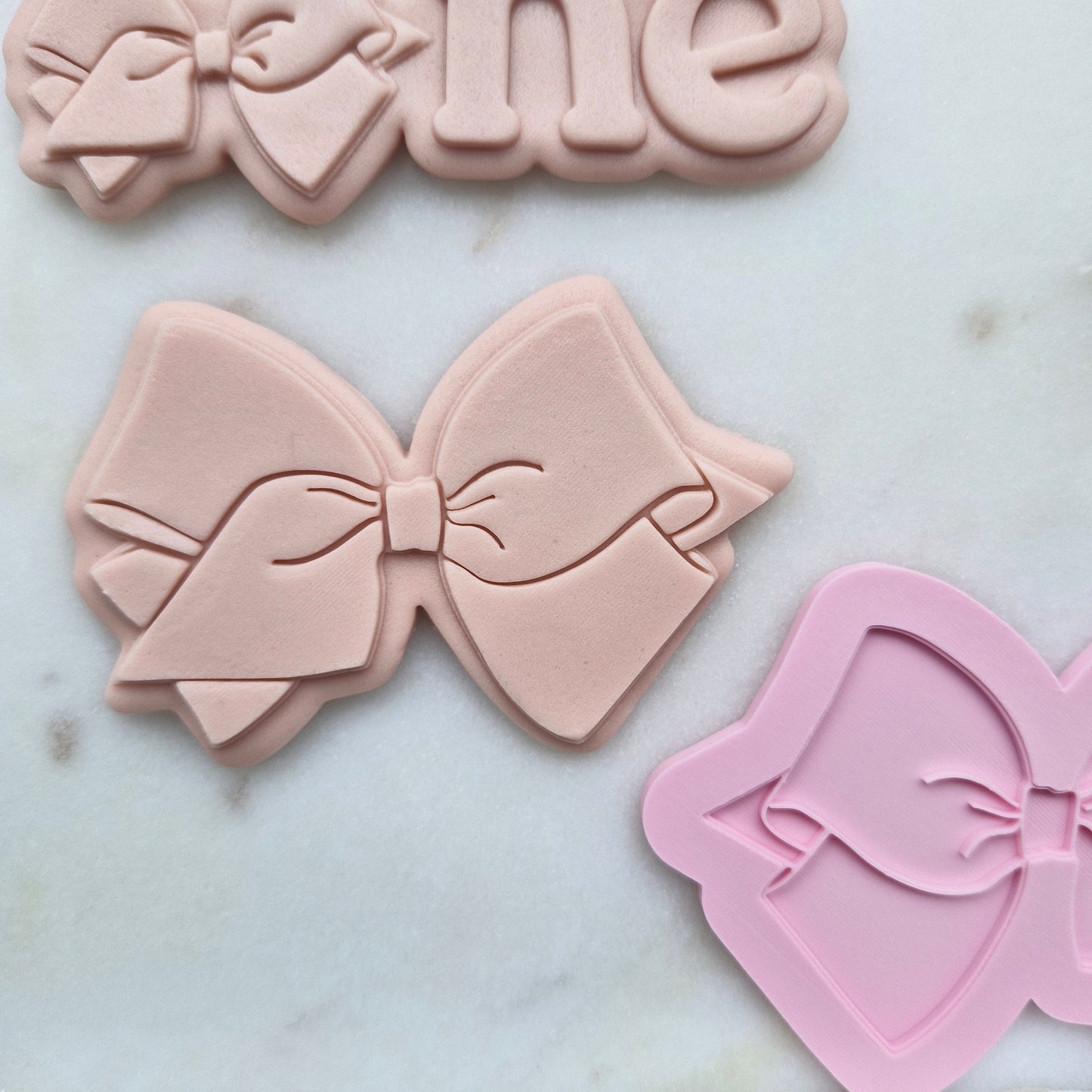 One with Bow Set, Cookie Cutter and Stamp