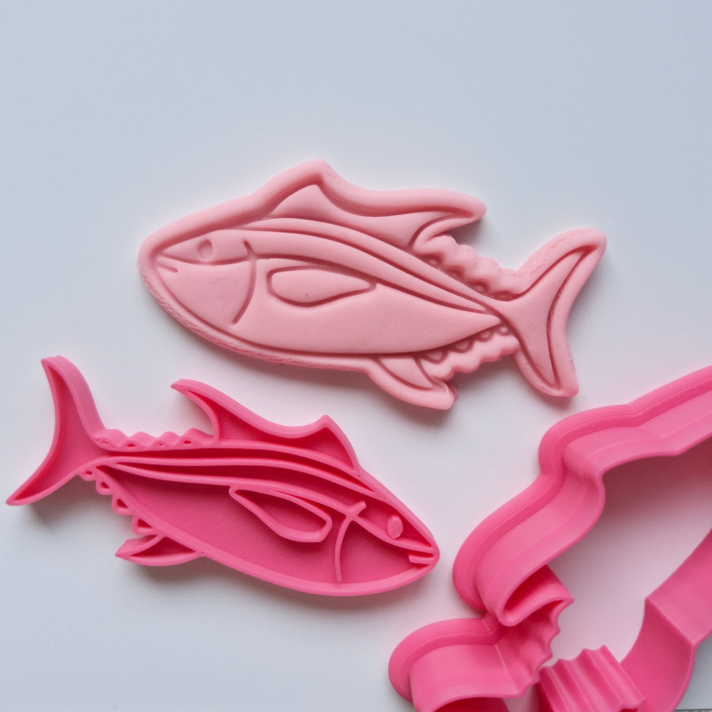 Tuna fish Cookie Cutter and Stamp