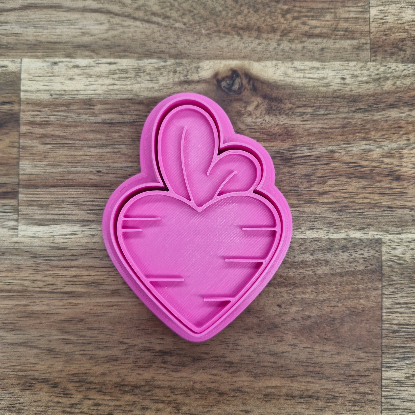 Sale Heart Carrot Cookie Cutter and Stamp